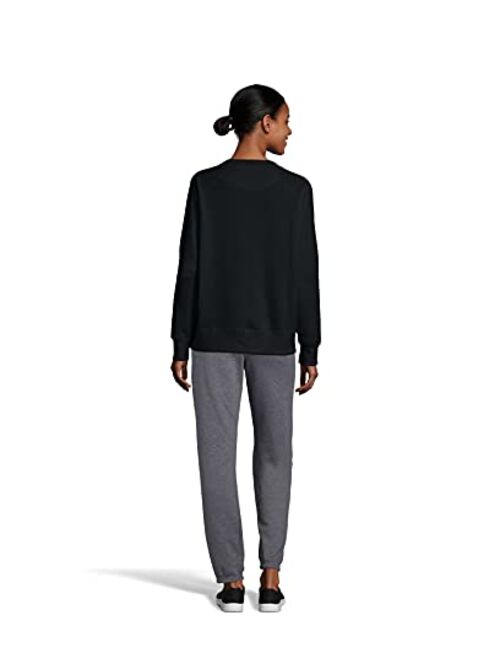 Hanes Luxe Collection Women's Fleece Raglan Sleeve Sweatshirt