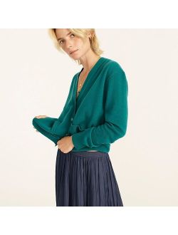 Cashmere relaxed pocket cardigan sweater
