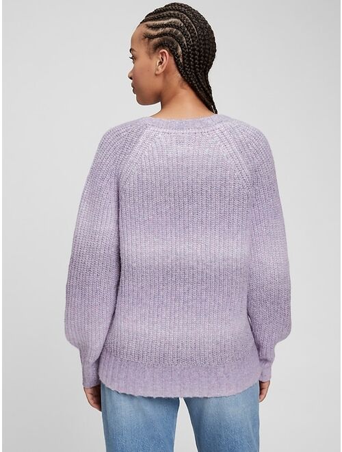 GAP Textured Crewneck Sweater