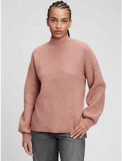Oversized Funnel-Neck Sweater