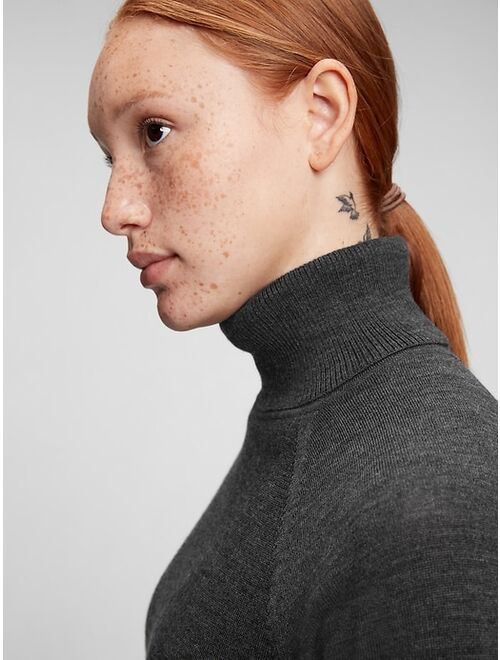 GAP Merino Turtleneck Tunic Sweater