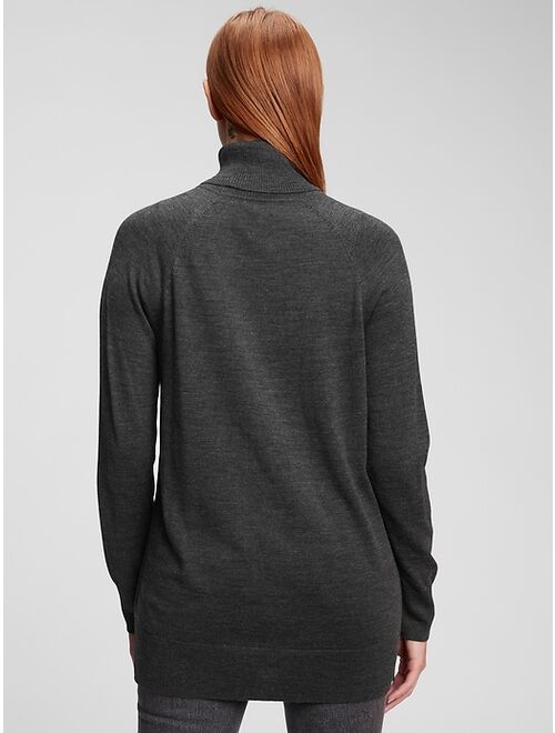 GAP Merino Turtleneck Tunic Sweater