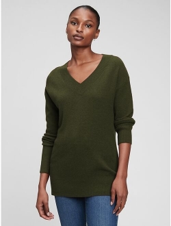 Textured V-Neck Sweater
