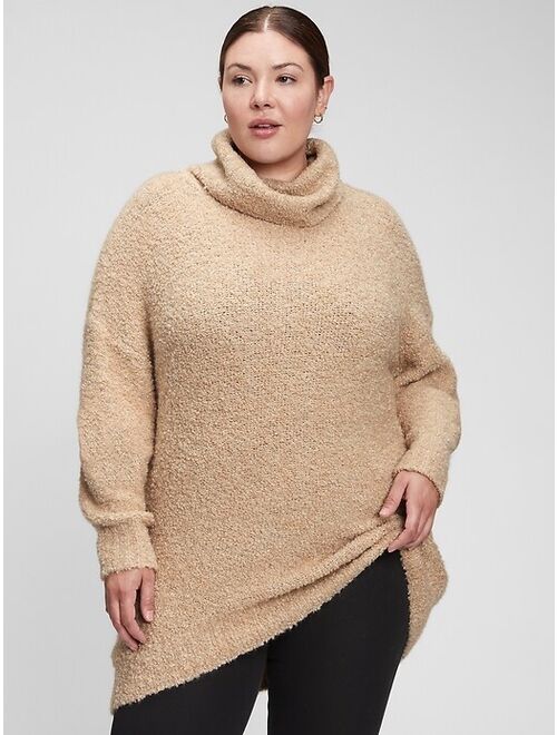 GAP Cozy Boucle Turtleneck Tunic Sweater