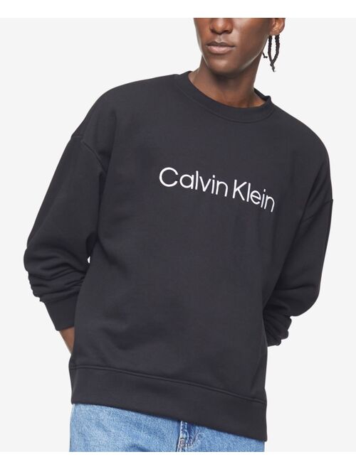 Calvin Klein Men's Relaxed Fit Logo French Terry Sweatshirt