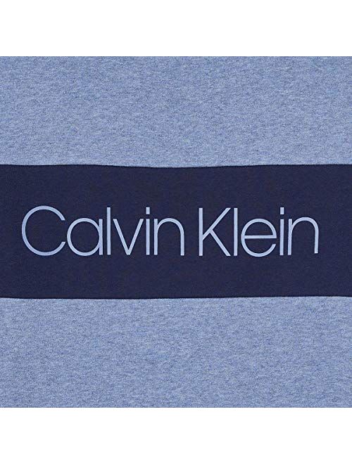 Calvin Klein Mens Logo Long Sleeve Pullover Crew Neck Sweatshirt