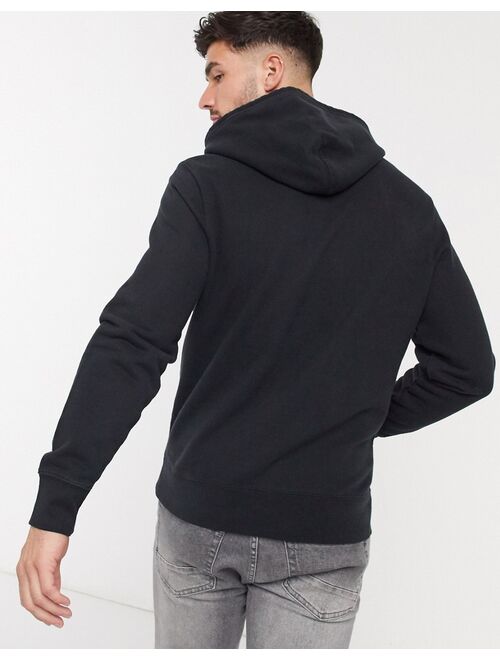 Levi's original hoodie with batwing logo in black