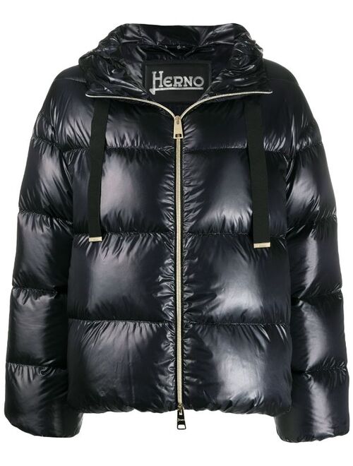 Herno quilted hooded puffer jacket