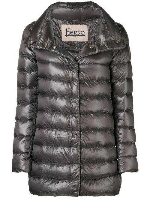 Herno funnel-neck padded coat