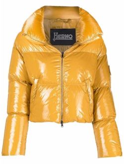 Herno cropped puffer jacket
