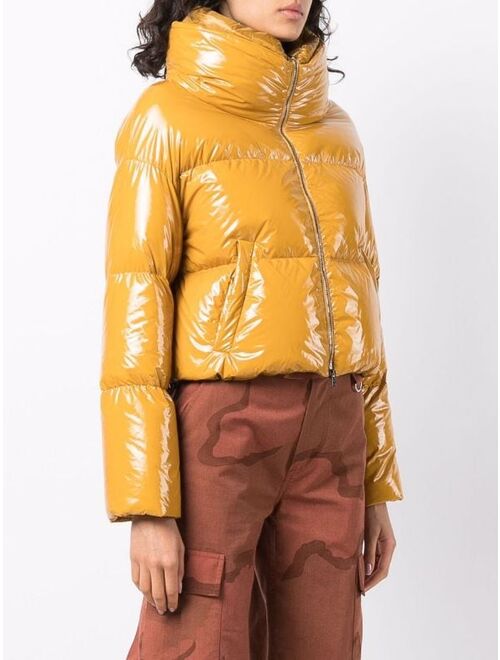 Herno cropped puffer jacket