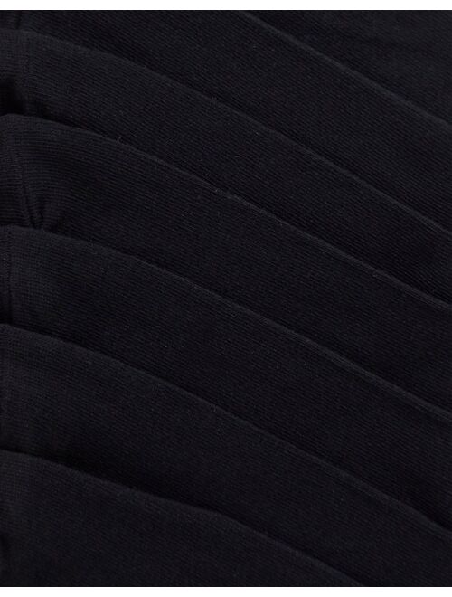 Asos Design sneaker low cut sock in black 7 pack