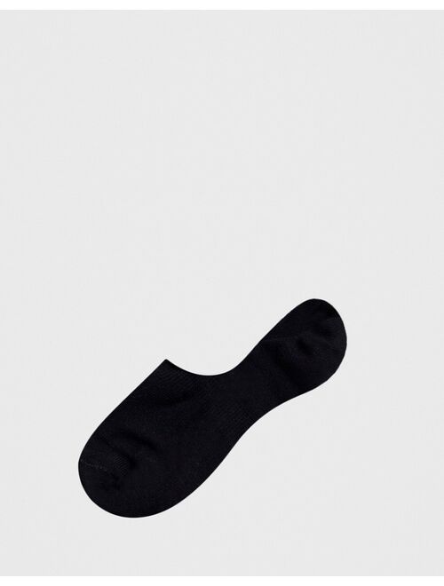 Asos Design 10-pack no-show socks in black - Save!
