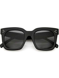 zeroUV - Oversized Fashion Retro Square Sunglasses for Women Vintage Style 50mm