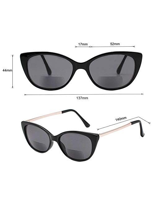 VITENZI Bifocal Sunglasses for Women Reading Sun Glasses with Built In Readers - Verona by VITENZI