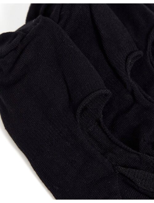 Asos Design 5-pack no-show socks in black - Save!