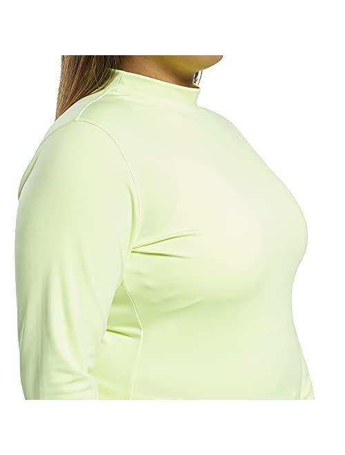 Core 10 Women's High-Neck Sweat-Wicking Long-Sleeve Shirt