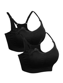 Ekouaer Bras for Women Underwire Push up T-Shirt Bra Perfectly Fit Padded Bras 32A-38DD 