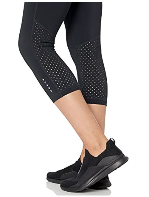 Core 10 Women's Build Your Own Flashflex Run Capri Legging-21" (XS-XL, Plus Size 1X-3X)