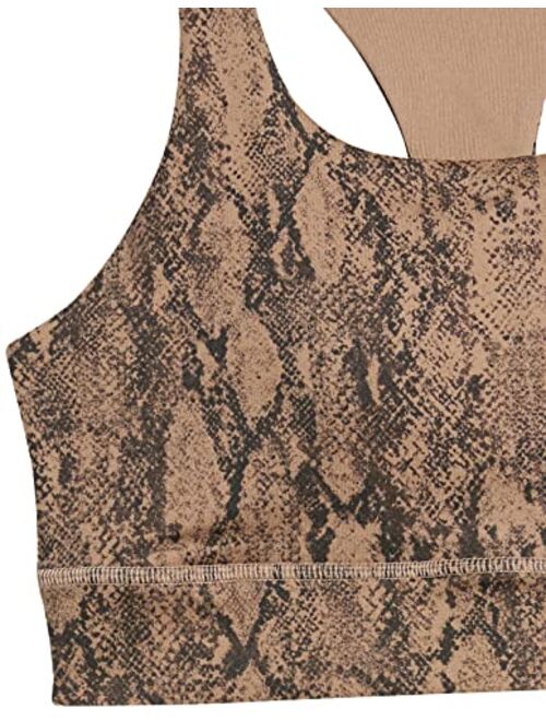 Core 10 Women's All Day Comfort Built in Sports Bra Crop Top