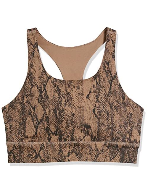 Core 10 Women's All Day Comfort Built in Sports Bra Crop Top