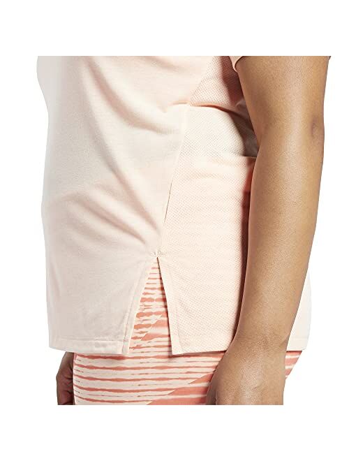 Core 10 Women's Casual Mesh Back Short-Sleeve Tee