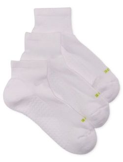 Women's Air Cushion Quarter Top Socks 3 Pack