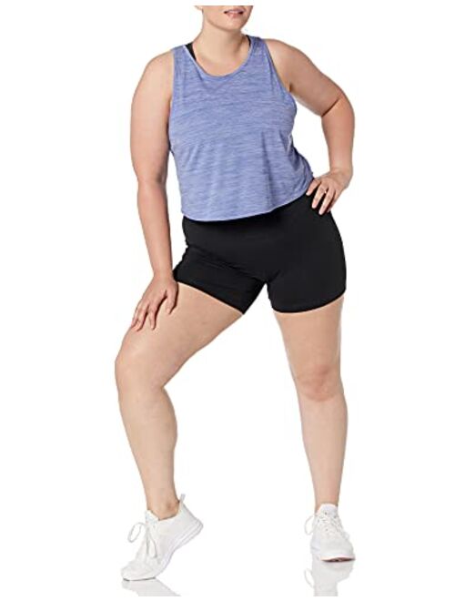 Core 10 Women's (XS-3X) Jacquard Mesh Workout Cropped Tank