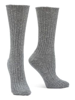 Tweed Ribbed Socks