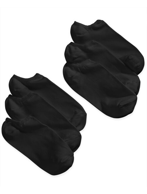 Hue Women's Microfiber Liner Socks 6 Pack