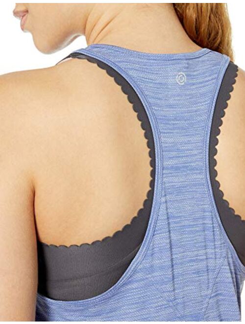 Core 10 Women's Jacquard Mesh Open Back Tie Tank