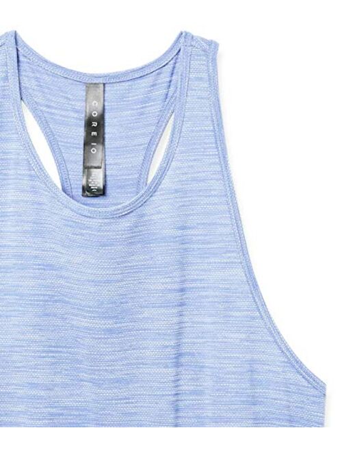 Core 10 Women's Jacquard Mesh Open Back Tie Tank