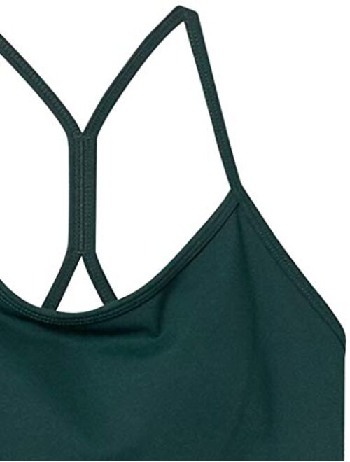 Core 10 Women's Spectrum Cropped Strappy Tank with Built-in Support Yoga Bra