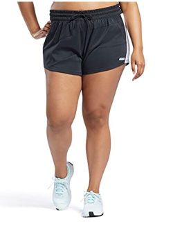 Women's Woven Colorblocked Workout Shorts