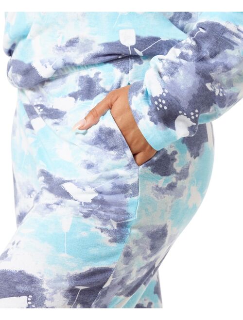 Hue Tie-Dyed Cloud Cocktails Pajama Set