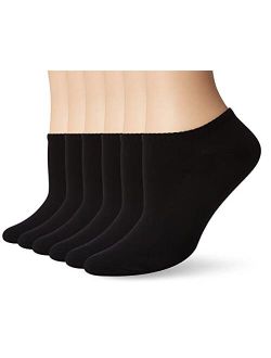 womens 6-pack Microfiber Liner Socks