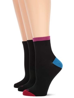 womens Super Soft Cropped Sock 3 Pk