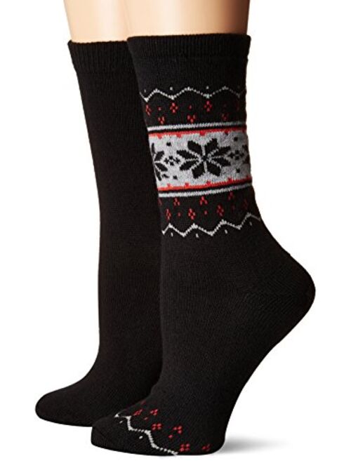 Hue Blocked Fairisle Boot Sock 2 Pack Sockshosiery
