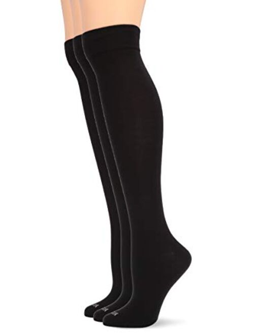HUE Women's Modal Knee Sock 3 Pair Pack