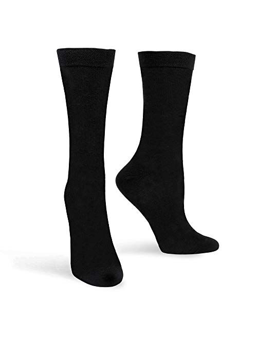 Hue Women's Solid Femme Top Sock 3 Pack