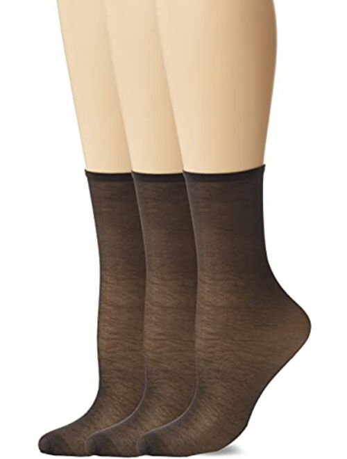 Hue Sheer Ankle Sock 3 Pack Sockshosiery