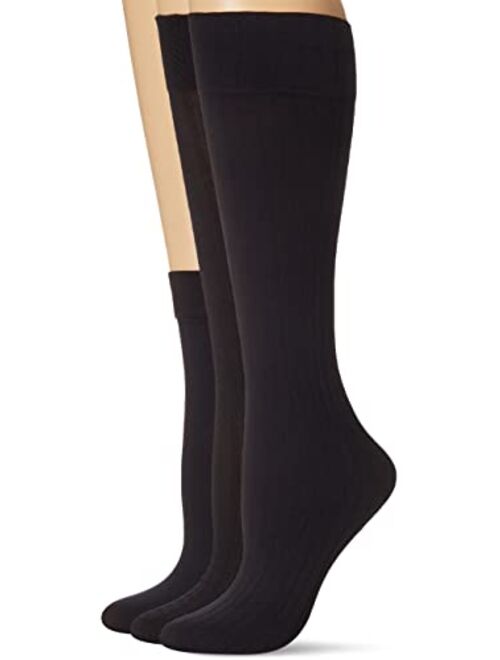 Hue Cable/rib/opaque Assorted Knee Hi Socks, 4 Pair Pack Sockshosiery