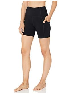 Amazon Brand - Core 10 Women's (XS-3X) All Day Comfort High Waist Yoga Short with Side Pockets - 5