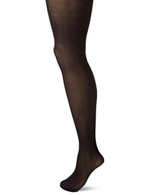 HUE womens Opaque Tights With Control Top 2 Pack