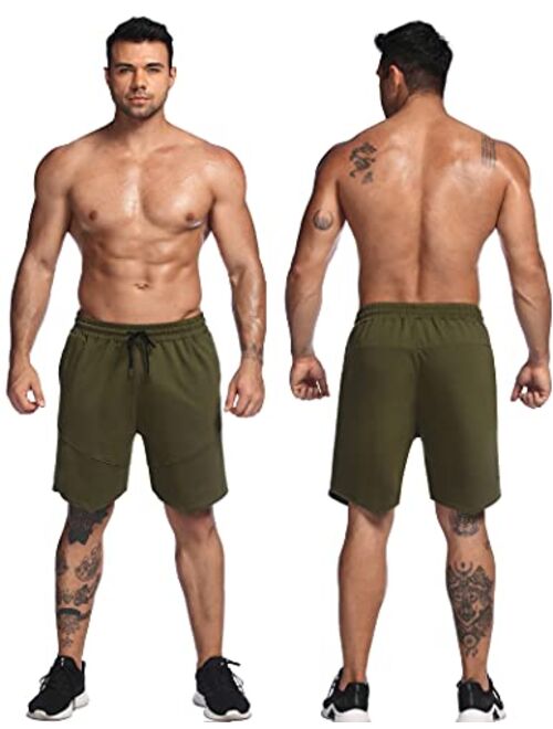 COOFANDY Men's Workout Gym Shorts Weightlifting Bodybuilding Squatting Fitness Jogger with Pockets