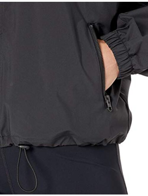 Amazon Brand - Core 10 Women's Lightweight Water-Resistant Woven Anorak Hoodie Jacket