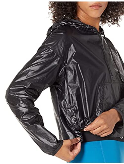 Core 10 Women's Water-Resistant Patch Front Pocket Anorak Jacket