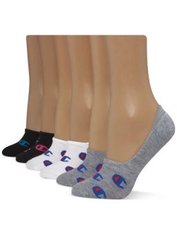 6-Pk. Super No-Show Multi-LogoSocks