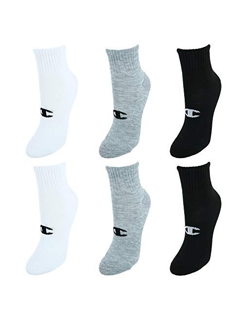 Champion Women's Double Dry 6-Pair Pack Performance Ankle Socks
