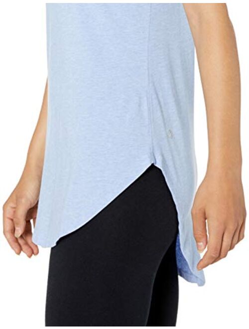 Core 10 Women's Pima Cotton-Blend Short Sleeve Yoga Tunic